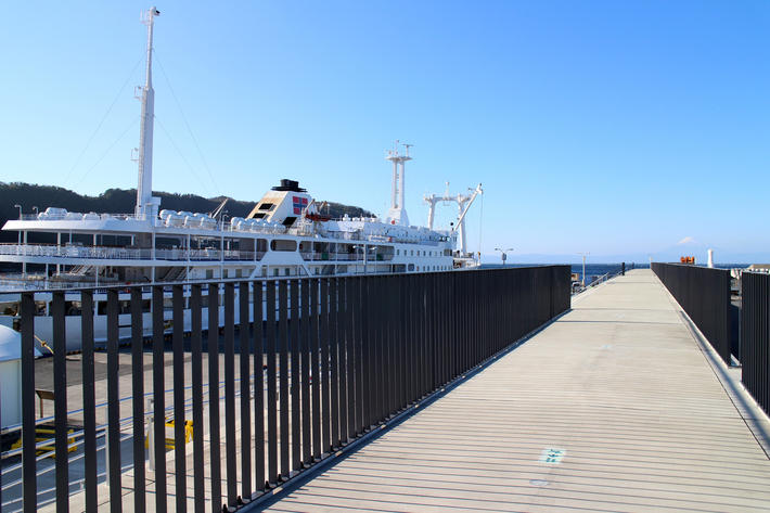 伊豆大島岡田港